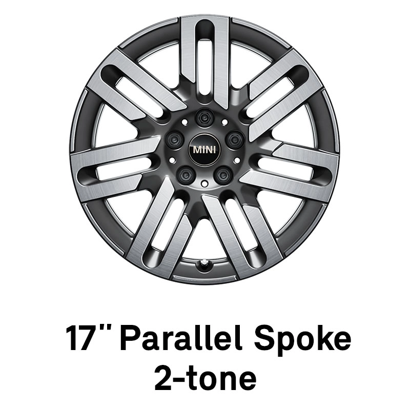 MINI - equipment - 17 inch parallel spoke 2-tone
