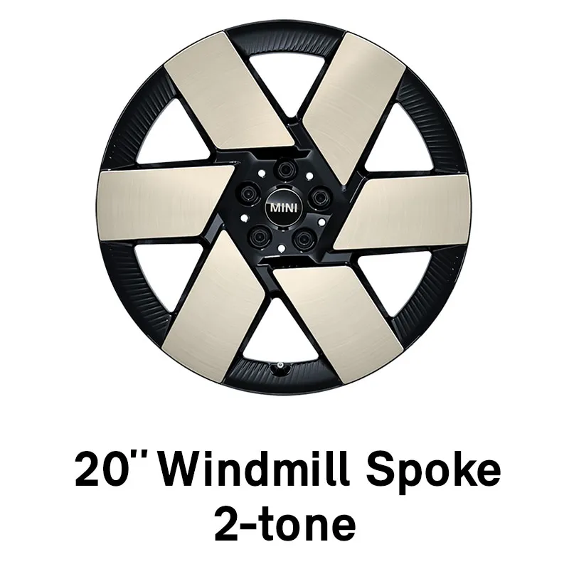 MINI - equipment - 20 inch windmill spoke 2-tone