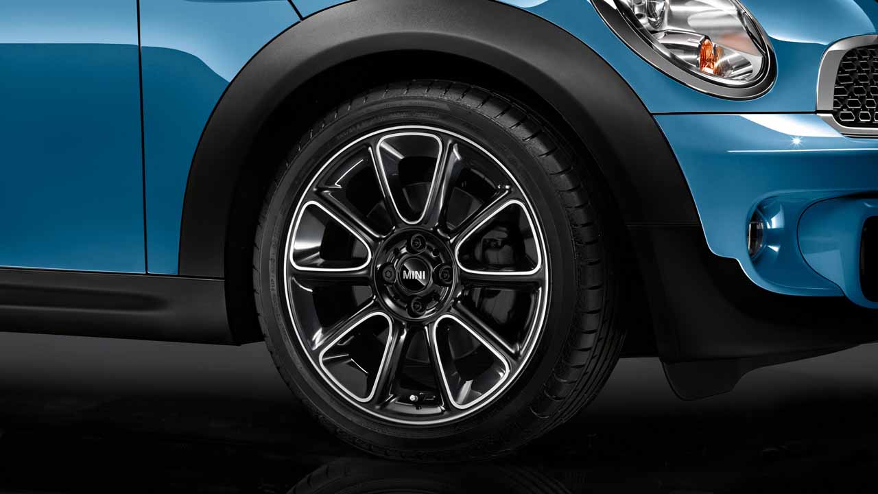 Light alloy wheel Sandblast R132 in Black