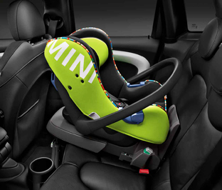 MINI Baby Seat Group 0 in Vivid Green design