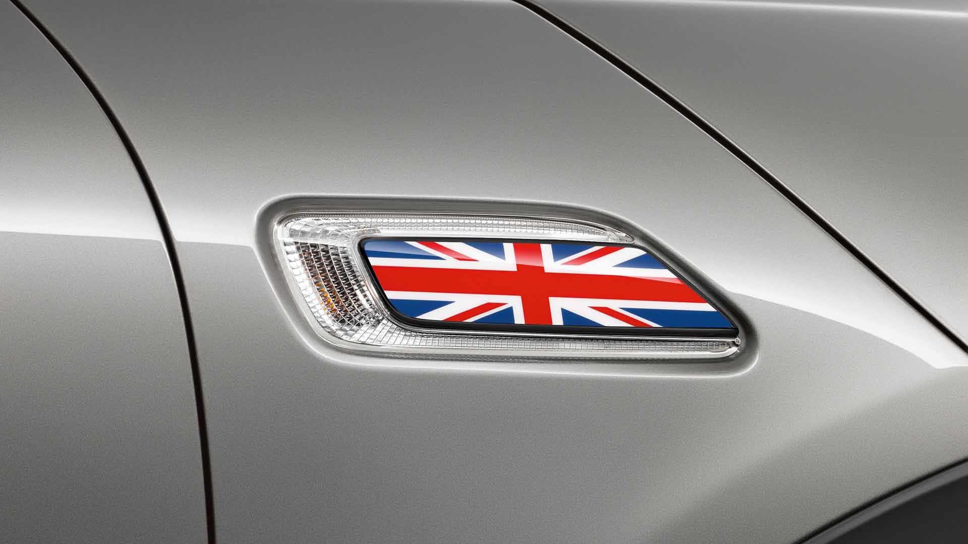 thumbnail image 2 of Union Jack Side Scuttle Flasher Inserts For Mini Cooper F56 F55 F57 – Left & Right 2 of 6