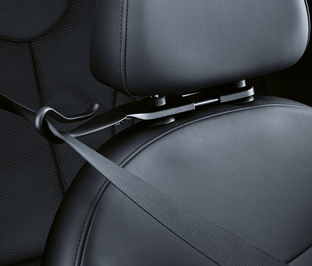 Safety belt holder