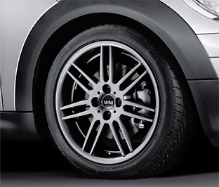 R99 Rims Light alloy wheel Double-spoke R99 in Grey Metallic