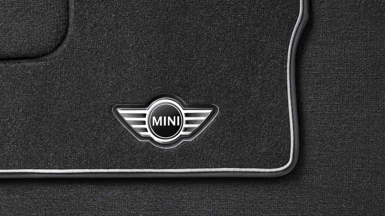 Mini logo store car mats