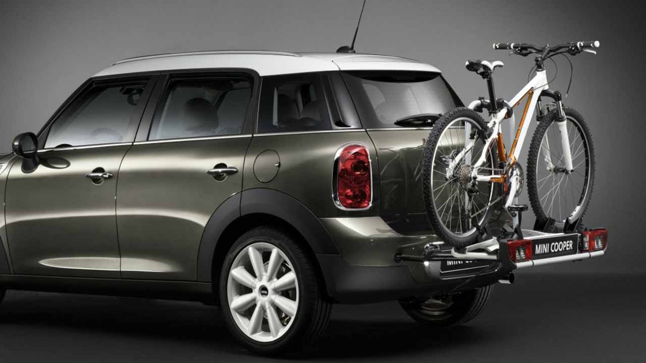 mini cooper bike rack system
