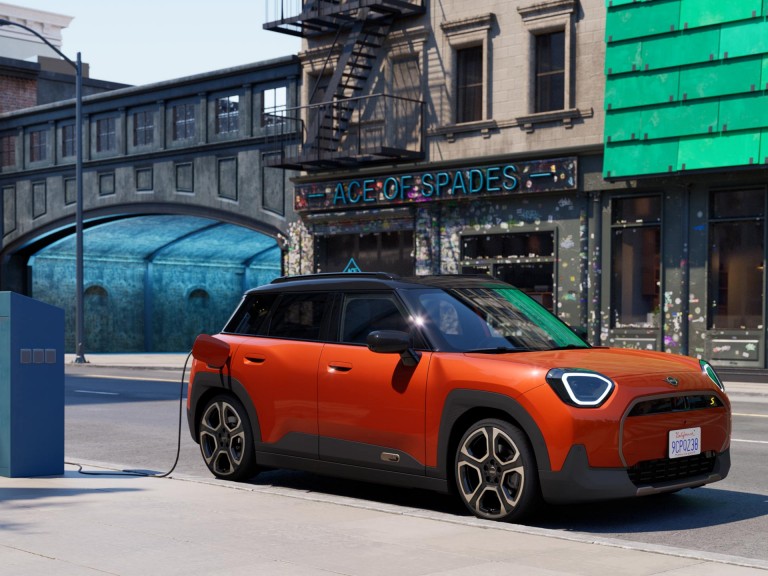 All-Electric MINI Aceman - charging - public charging