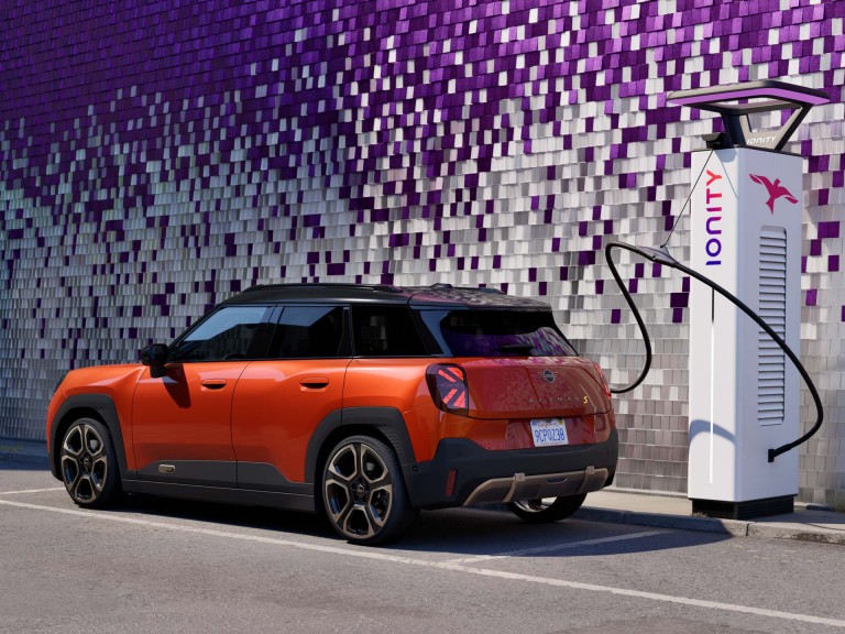 All-Electric MINI Aceman - charging - workplace charging
